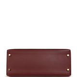 Pre-owned Hermes Kelly Sellier 28 Rouge H Sombrero Gold Hardware - Thumbnail View 6