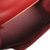 Pre-owned Hermes Kelly Sellier 28 Rouge H Sombrero Gold Hardware - Thumbnail View 8