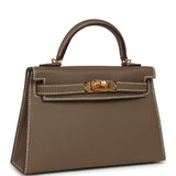 Hermes Kelly Sellier 20 Etoupe Epsom Gold Hardware - Thumbnail View 2