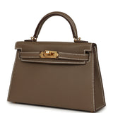 Hermes Kelly Sellier 20 Etoupe Epsom Gold Hardware - Thumbnail View 5