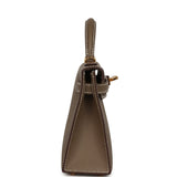 Hermes Kelly Sellier 20 Etoupe Epsom Gold Hardware - Thumbnail View 3