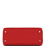 Hermes Kelly Retourne 25 Rouge Radieux Togo Palladium Hardware - Thumbnail View 6