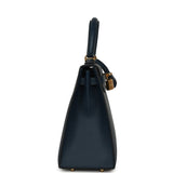 Hermes Kelly Sellier 25 Bleu Navy Epsom Gold Hardware - Thumbnail View 3