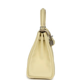 Hermes Kelly Retourne 25 Jaune Milton Swift Palladium Hardware - Thumbnail View 3