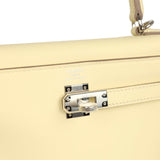 Hermes Kelly Retourne 25 Jaune Milton Swift Palladium Hardware - Thumbnail View 7