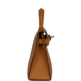 Hermes Special Order (HSS) Kelly Sellier 20 Caramel Verso Chevre Mysore Gold Hardware - Thumbnail View 3