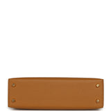 Hermes Special Order (HSS) Kelly Sellier 20 Caramel Verso Chevre Mysore Gold Hardware - Thumbnail View 6