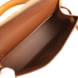 Hermes Special Order (HSS) Kelly Sellier 20 Caramel Verso Chevre Mysore Gold Hardware - Thumbnail View 8