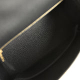 Hermes Kelly Sellier 25 Black Epsom Gold Hardware - Thumbnail View 8