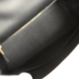 Pre-owned Hermes Special Order (HSS) Kelly Sellier 28 Black Chevre Mysore Permabrass Hardware - Thumbnail View 8