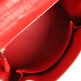 Hermes Kelly Retourne 25 Rouge Radieux Matte Alligator Palladium Hardware - Thumbnail View 8