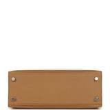 Hermes Kelly Sellier 25 Biscuit Epsom Palladium Hardware - Thumbnail View 6