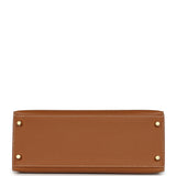 Pre-owned Hermes Kelly Sellier 28 Gold Epsom Gold Hardware - Thumbnail View 6