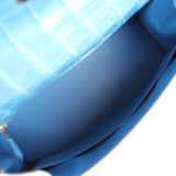 Pre-owned Hermes Kelly Retourne 32 Bleu Mykonos Matte Alligator Palladium Hardware - Thumbnail View 8