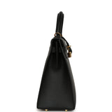 Pre-owned Hermes Kelly Sellier 32 Black Epsom Gold Hardware - Thumbnail View 3