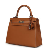 Hermes Kelly Sellier 25 Gold Epsom Electrum Hardware - Thumbnail View 5