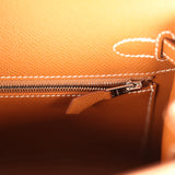 Hermes Kelly Sellier 25 Gold Epsom Electrum Hardware - Thumbnail View 9