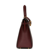 Hermes Kelly Sellier 25 Rouge H Madame Gold Hardware - Thumbnail View 3