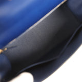 Pre-owned Hermes Kelly Sellier 28 Bleu Saphir Box Gold Hardware - Thumbnail View 8