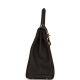 Hermes Kelly Retourne 32 Bai-Brun Togo Gold Hardware - Thumbnail View 3