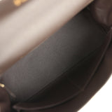 Hermes Kelly Retourne 32 Bai-Brun Togo Gold Hardware - Thumbnail View 8