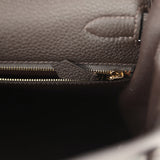 Hermes Kelly Retourne 32 Bai-Brun Togo Gold Hardware - Thumbnail View 9