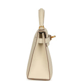 Hermes Kelly Sellier 20 Craie Epsom Gold Hardware - Thumbnail View 3
