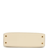 Hermes Kelly Sellier 20 Craie Epsom Gold Hardware - Thumbnail View 6