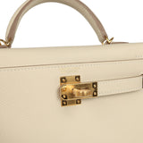 Hermes Kelly Sellier 20 Craie Epsom Gold Hardware - Thumbnail View 7
