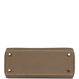 Pre-owned Hermes Kelly Retourne 25 Etoupe Togo Gold Hardware - Thumbnail View 6