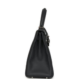 Pre-owned Hermes Kelly Retourne 28 Ardoise Evercolor Palladium Hardware - Thumbnail View 3
