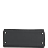 Pre-owned Hermes Kelly Retourne 28 Ardoise Evercolor Palladium Hardware - Thumbnail View 6