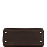 Hermes Kelly Retourne 25 Ebene Barenia Faubourg Gold Hardware - Thumbnail View 6