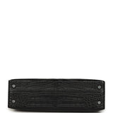Hermes Special Order (HSS) Kelly Sellier 20 Black Verso Matte Alligator Palladium Hardware - Thumbnail View 6