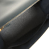 Pre-owned Hermes Kelly Sellier 25 Black Verso Sombrero Gold Hardware - Thumbnail View 8