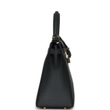 Pre-owned Hermes Kelly Sellier 28 Gris Misty Epsom Permabrass Hardware - Thumbnail View 3