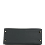 Pre-owned Hermes Kelly Sellier 28 Gris Misty Epsom Permabrass Hardware - Thumbnail View 6