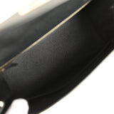Pre-owned Hermes Kelly Sellier 28 Black Epsom Permabrass Hardware - Thumbnail View 8