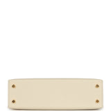 Hermes Special Order (HSS) Kelly Sellier 20 Craie Verso Epsom Gold Hardware - Thumbnail View 6