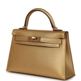 Hermes Kelly Sellier 20 Dore Chevre Chamkilight Permabrass Hardware - Thumbnail View 5