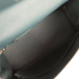 Hermes Kelly Retourne 28 Vert Cypress Clemence Palladium Hardware - Thumbnail View 9