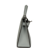 Hermes Kelly Sellier 20 Bleu Glacier Epsom Palladium Hardware - Thumbnail View 3