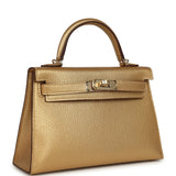 Hermes Kelly Sellier 20 Dore Chevre Chamkilight Permabrass Hardware - Thumbnail View 2