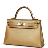 Hermes Kelly Sellier 20 Dore Chevre Chamkilight Permabrass Hardware - Thumbnail View 5