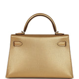 Hermes Kelly Sellier 20 Dore Chevre Chamkilight Permabrass Hardware - Thumbnail View 4