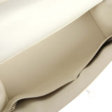 Pre-owned Hermes Kelly Sellier 35 White Epsom Palladium Hardware - Thumbnail View 8