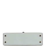 Pre-owned Hermes Special Order (HSS) Kelly Sellier 20 Bleu Brume, Rose Sakura Chevre Permabrass Hardware - Thumbnail View 6