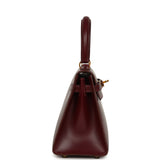 Vintage Hermes Kelly Sellier 20 Rouge H Box Gold Hardware - Thumbnail View 3