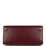 Vintage Hermes Kelly Sellier 20 Rouge H Box Gold Hardware - Thumbnail View 6
