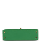 Pre-owned Hermes Kelly Sellier 20 Bambou Chevre Mysore Gold Hardware - Thumbnail View 6